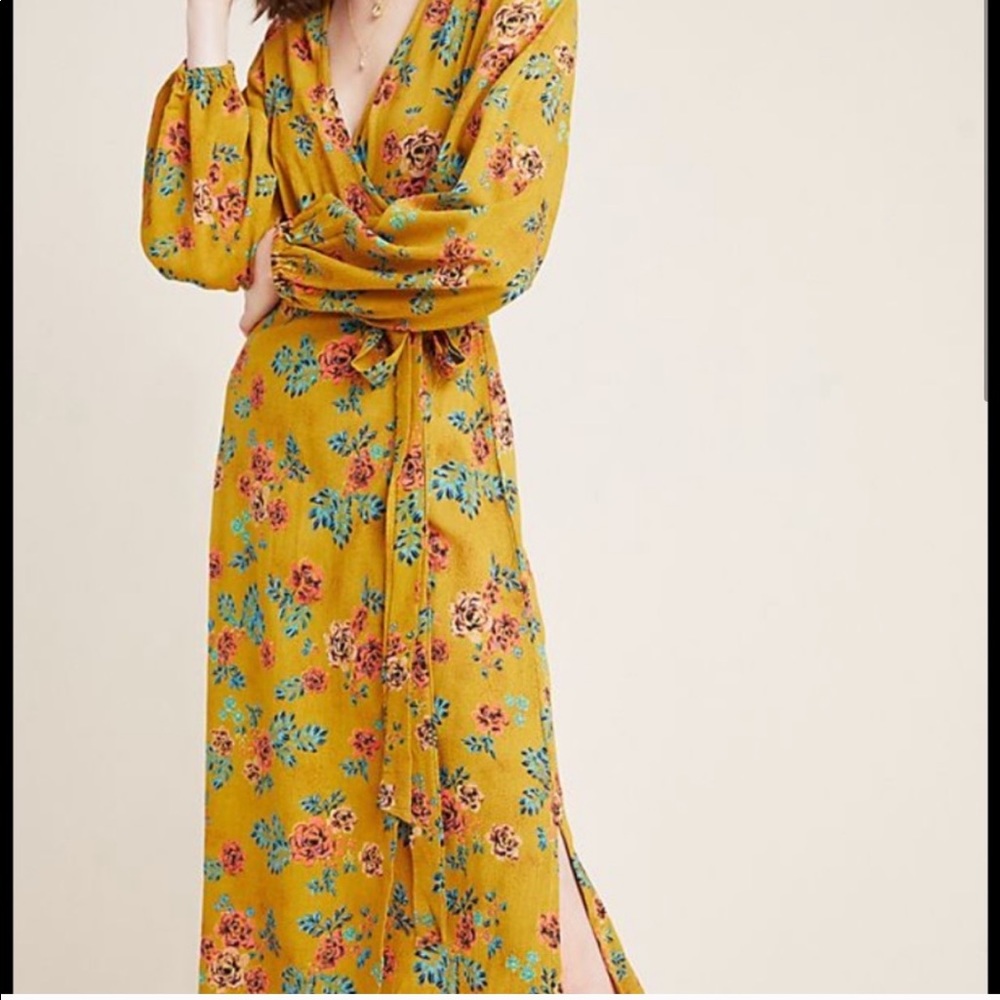 Faithfull the Brand Wrap Midi Dress